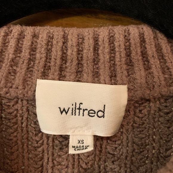ARITZIA WILFRED Chenille Fisherman Sweater - Picture 3 of 5